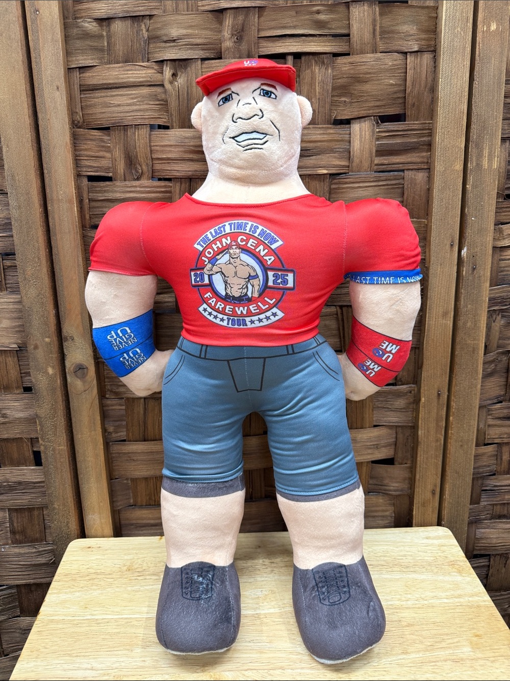 WWE 23 in John Cena Farewell Plush Wal-Mart Canada Exclusive Soft Wrestling Toy